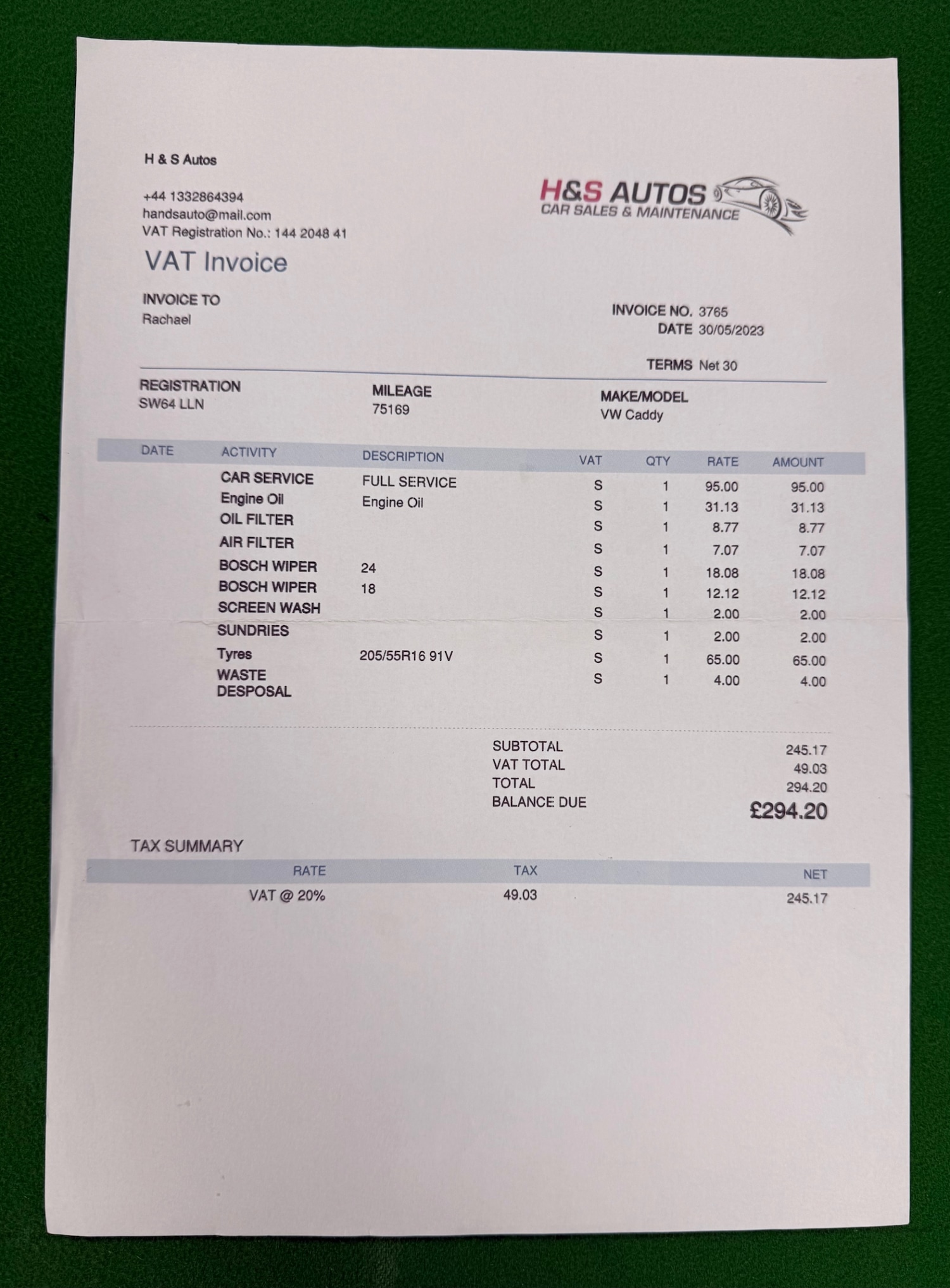 Used Volkswagen Caddy 2015 for sale - 76699715: Photo 17