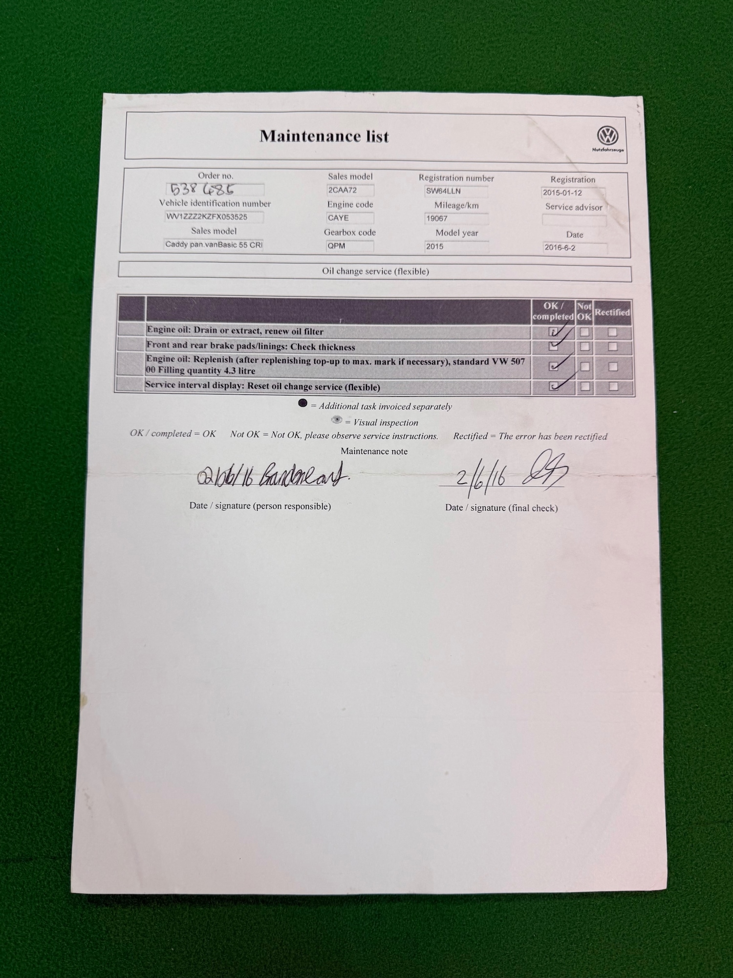 Used Volkswagen Caddy 2015 for sale - 76699715: Photo 21