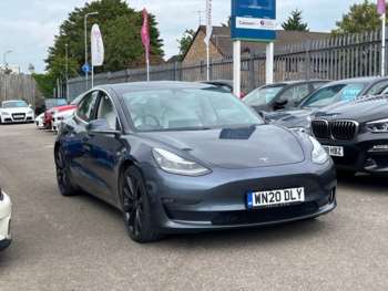 2020 (20) - (Dual Motor) Performance Saloon 4dr Electric Auto 4WDE (Performance Upgrade