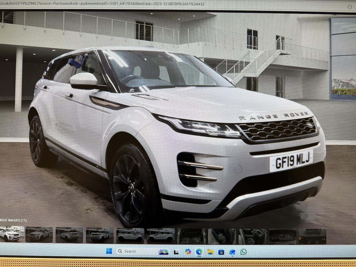 Used Land Rover Range Rover Evoque 2019 for sale - 77028004: Photo 2