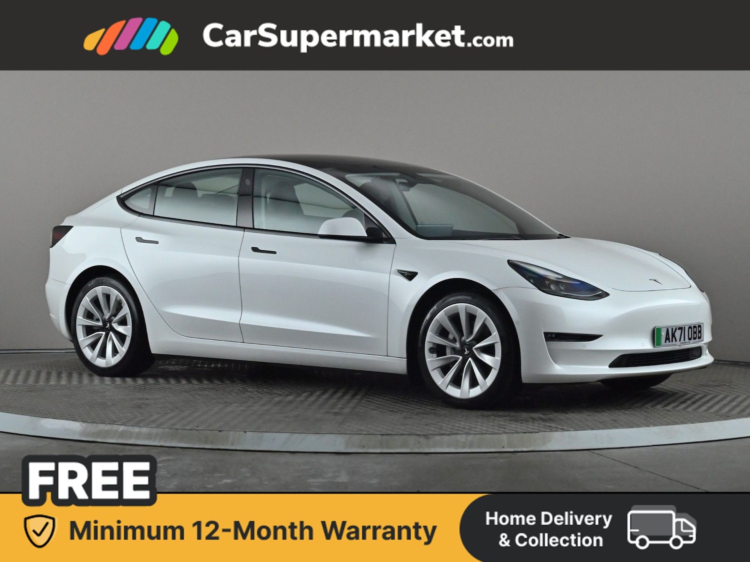 Used Tesla Model 3 2021 for sale - 77904428: Photo 1