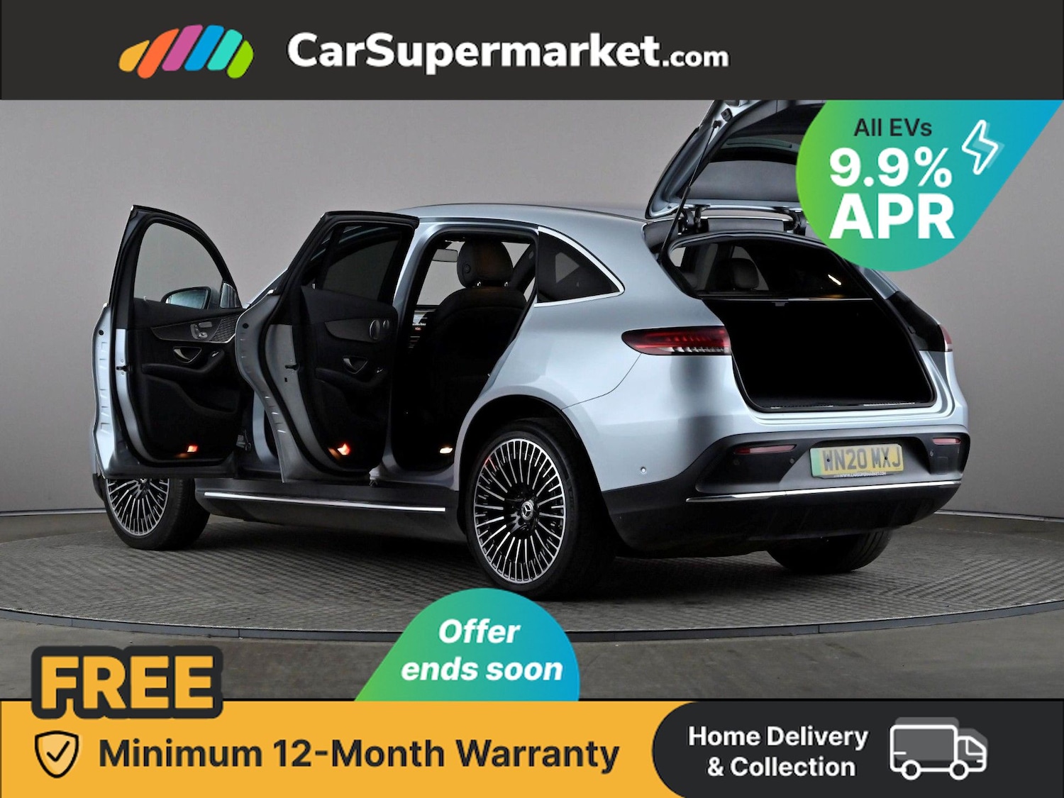 Used Mercedes-Benz EQC 2020 for sale - 76342528: Photo 12