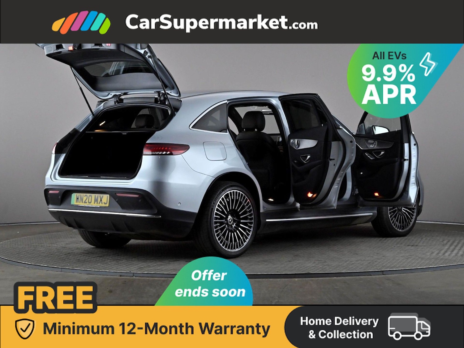 Used Mercedes-Benz EQC 2020 for sale - 76342528: Photo 14