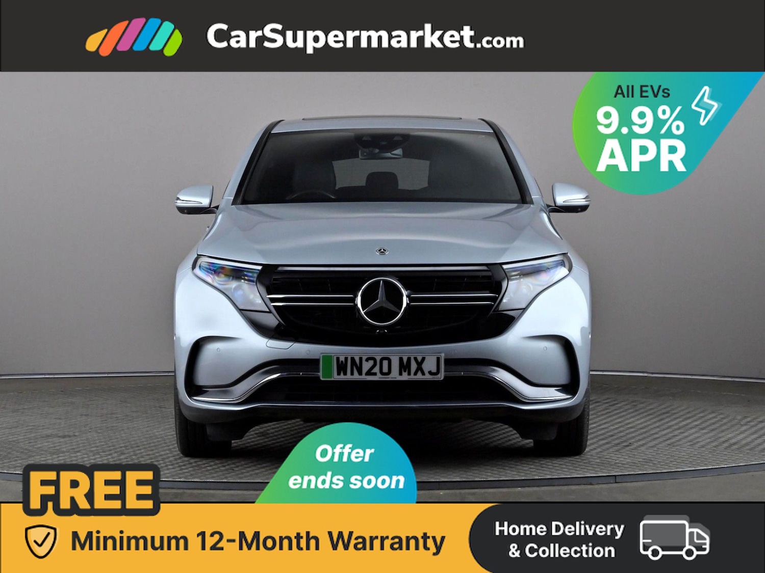 Used Mercedes-Benz EQC 2020 for sale - 76342528: Photo 2