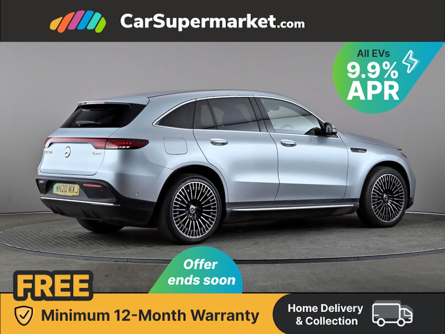 Used Mercedes-Benz EQC 2020 for sale - 76342528: Photo 8