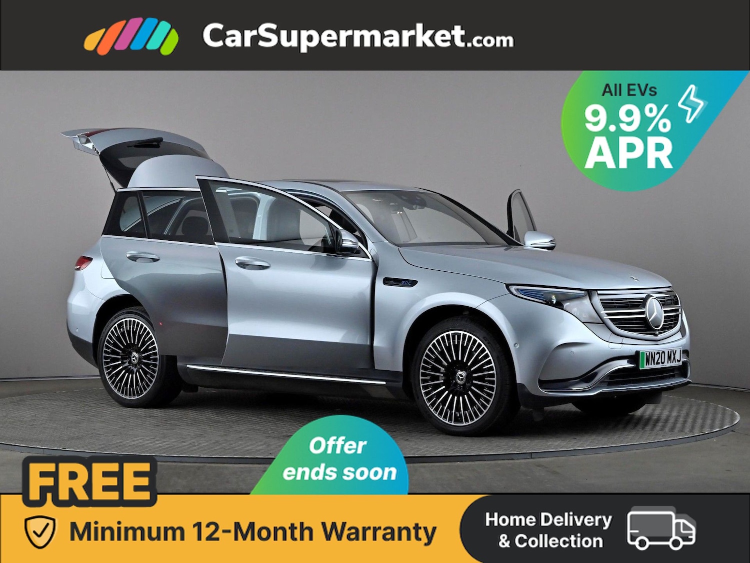 Used Mercedes-Benz EQC 2020 for sale - 76342528: Photo 9