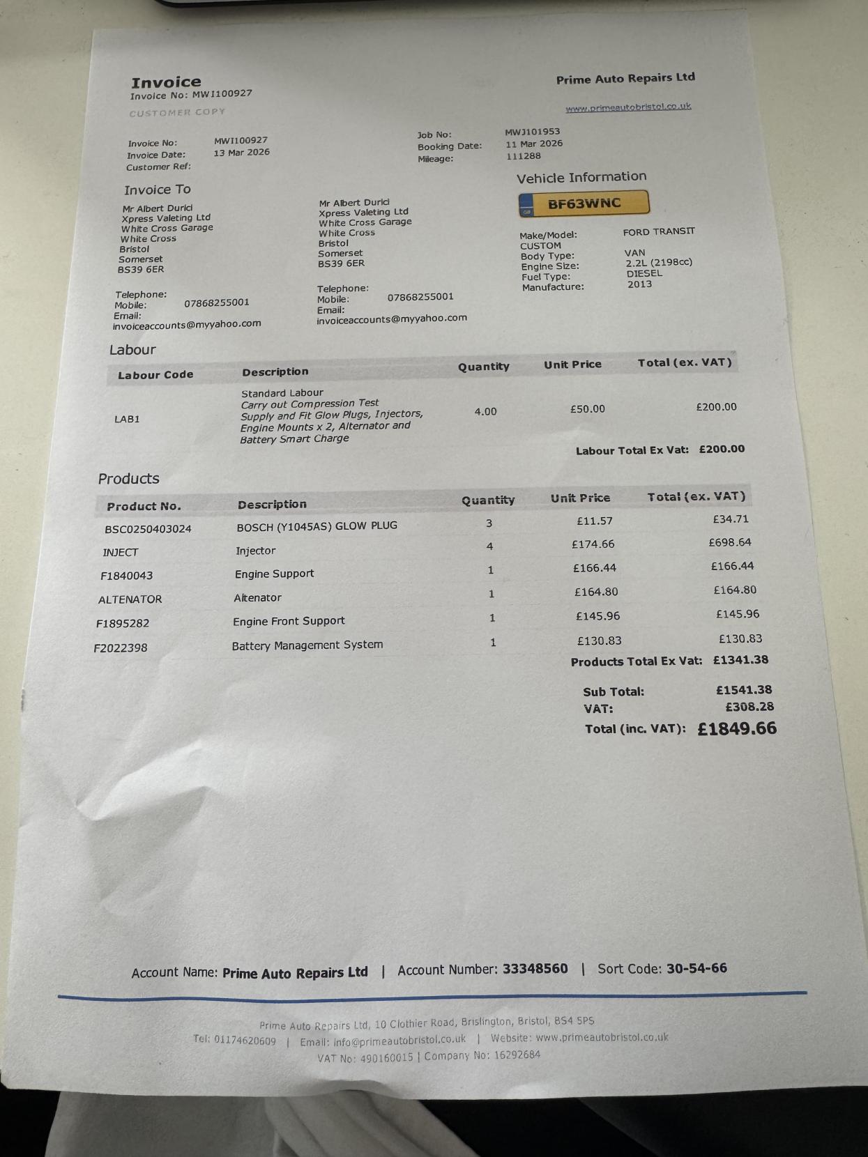 Used Ford Transit Custom 2013 for sale - 77545449: Photo 48