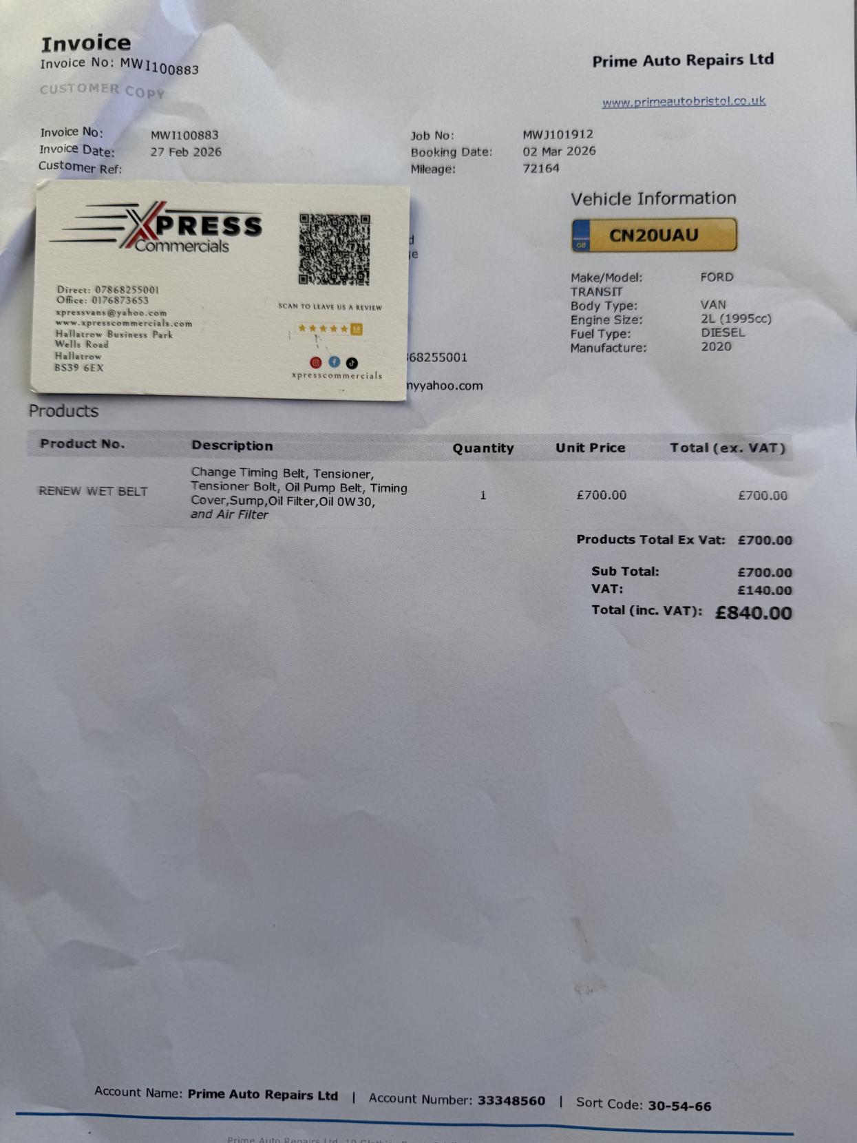 Used Ford Transit 2020 for sale - 77725411: Photo 5