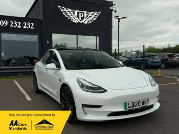 2020 (20) - (Dual Motor) Performance Saloon 4dr Electric Auto 4WDE (Performance Upgrade