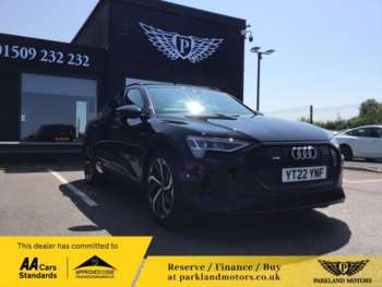 2022 (22) - 50 Black Edition Sportback 5dr Electric Auto quattro 71.2kWh (11kW Charger)