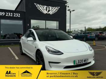 2020 (20) - (Dual Motor) Performance Saloon 4dr Electric Auto 4WDE (Performance Upgrade