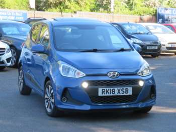 2018 (18) - 2018 Hyundai i10 1.2 Premium SE Nav 5dr Automatic Blue ULEZ *38k, Sunroof*