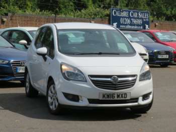 2016 (16) - 2016 Vauxhall Meriva 1.4i 16V Life 5dr White Manual Petrol ULEZ *FSH*
