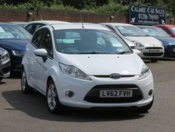 2012 (62) - 2012 Ford Fiesta 1.25 Zetec 5dr White Manual Petrol ULEZ *FSH & Cambelt*