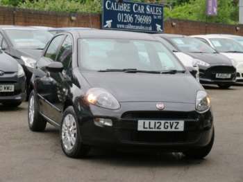 2012 (12) - 2012 '12 Fiat Punto 1.4 Easy 5dr Manual in Nero Miglia Metallic *FSH*
