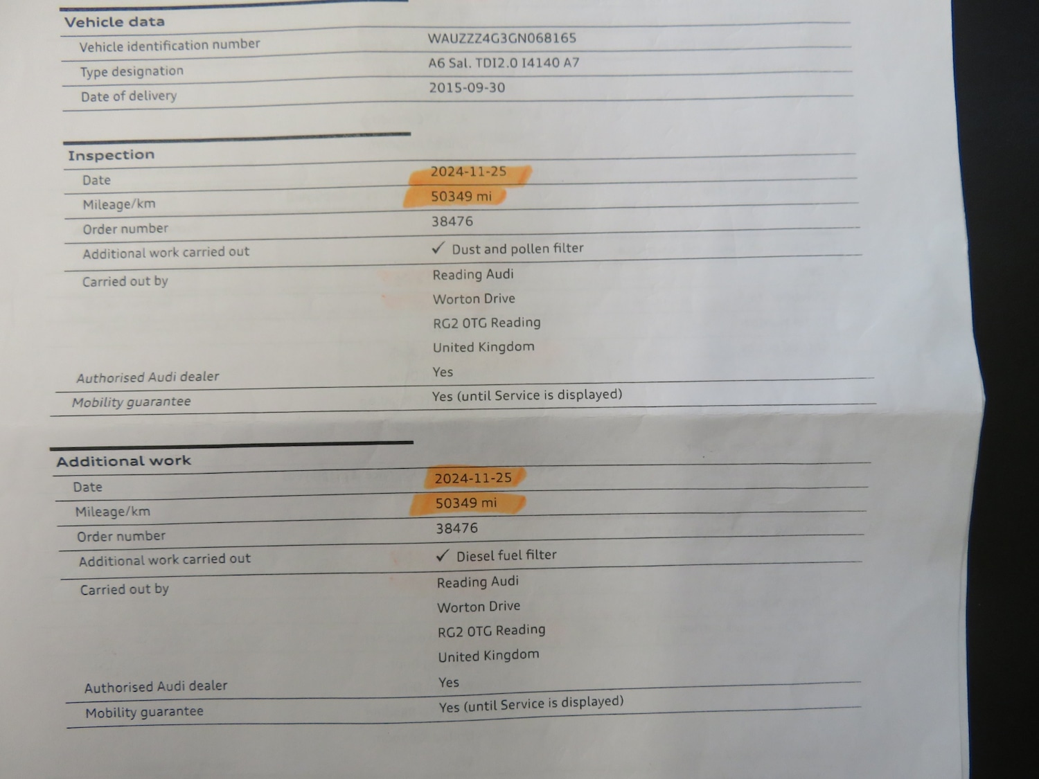 Used Audi A6 2015 for sale - 76309534: Photo 45