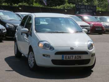 2017 (17) - 2017 Fiat Punto 1.2 Pop+ 5dr White Petrol Manual ULEZ *Only 33k, FSH*