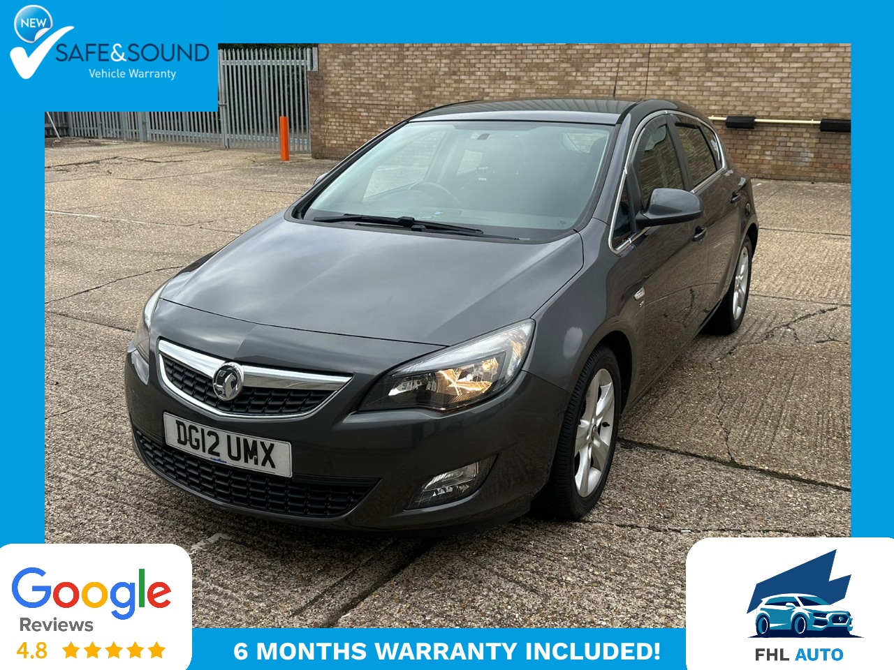 Used Vauxhall Astra 2012 for sale - 76346198: Photo 1