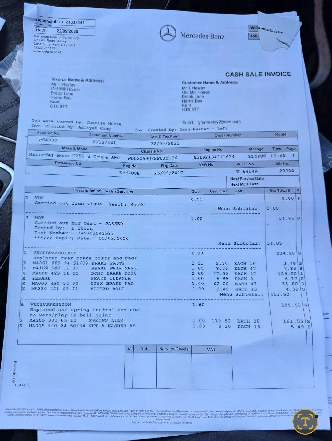 Used Mercedes-Benz C Class 2017 for sale - 77131684: Photo 35