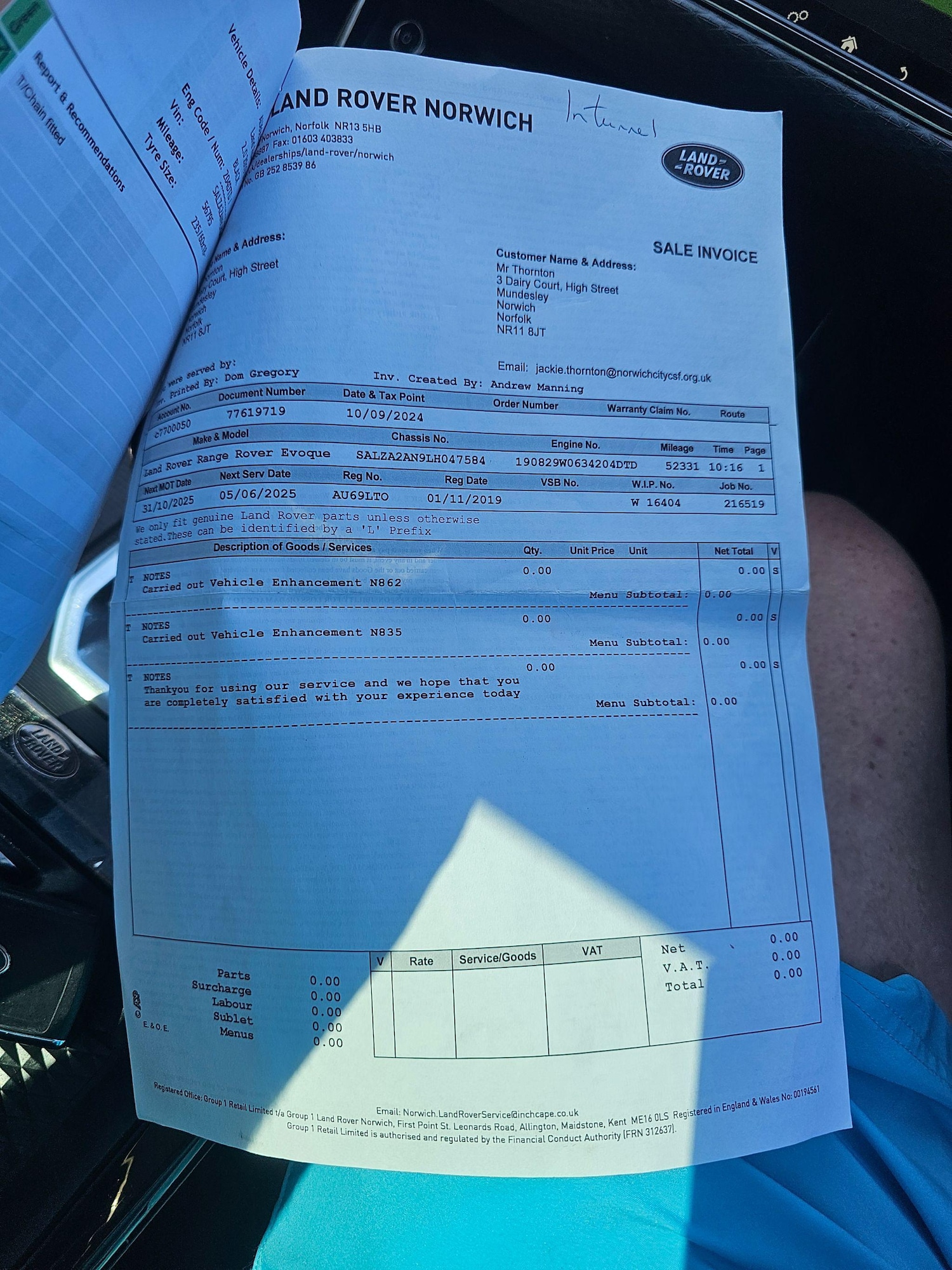 Used Land Rover Range Rover Evoque 2019 for sale - 76599432: Photo 47