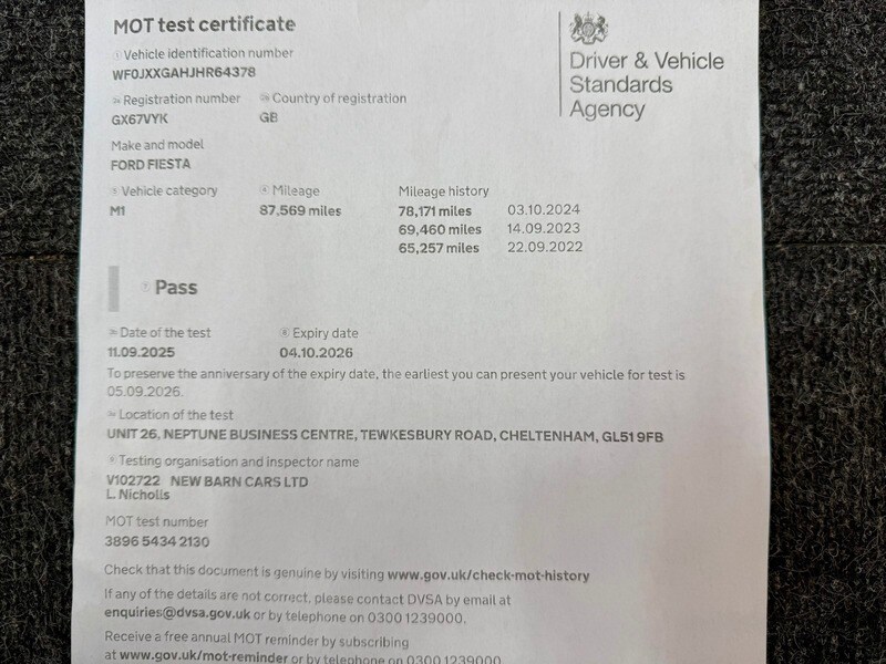 Used Ford Fiesta 2017 for sale - 76500579: Photo 33