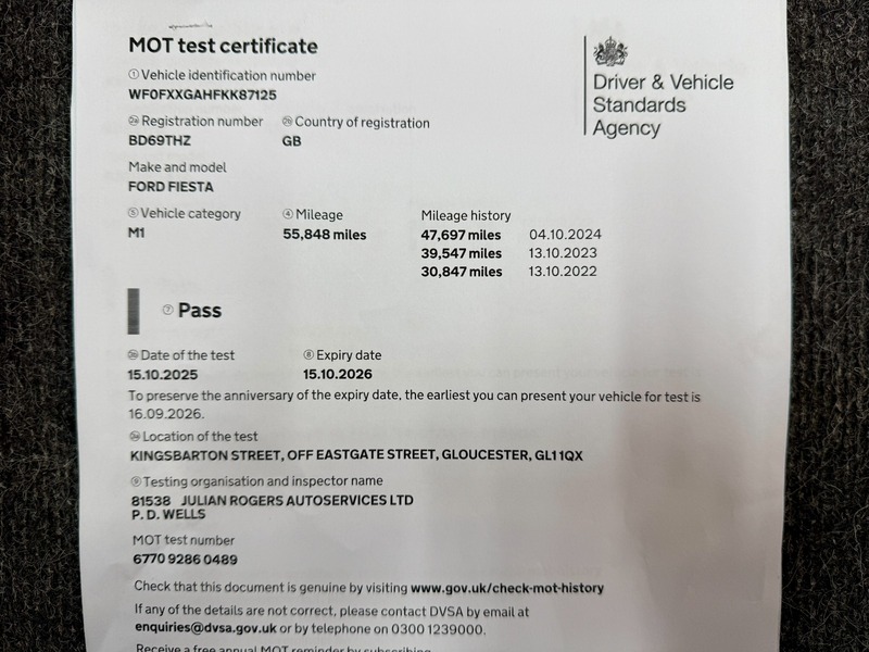 Used Ford Fiesta 2019 for sale - 76500615: Photo 32