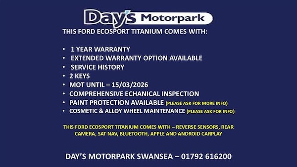 Used Ford Ecosport 2019 for sale - 76290312: Photo 2