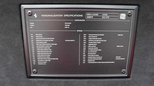 Used Ferrari 812 GTS 2021 for sale - 75661236: Photo 29