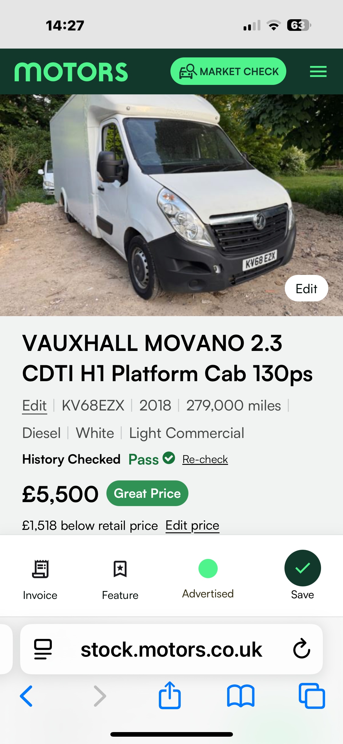 Used Vauxhall Combo 2017 for sale - 76249925: Photo 8