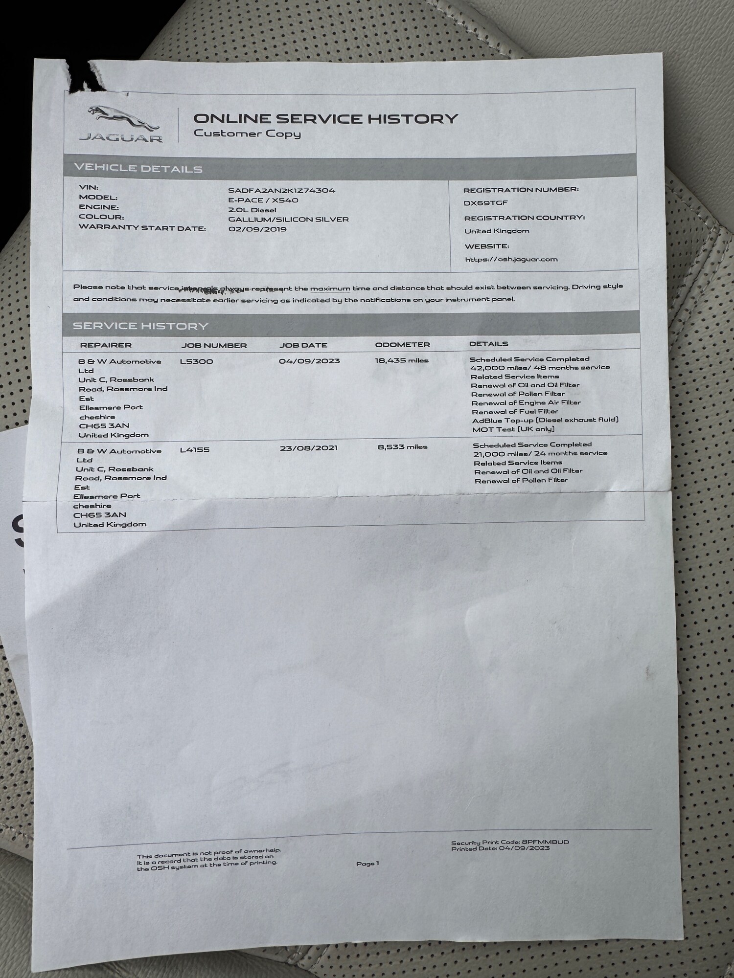 Used Jaguar E-Pace 2019 for sale - 76253142: Photo 30