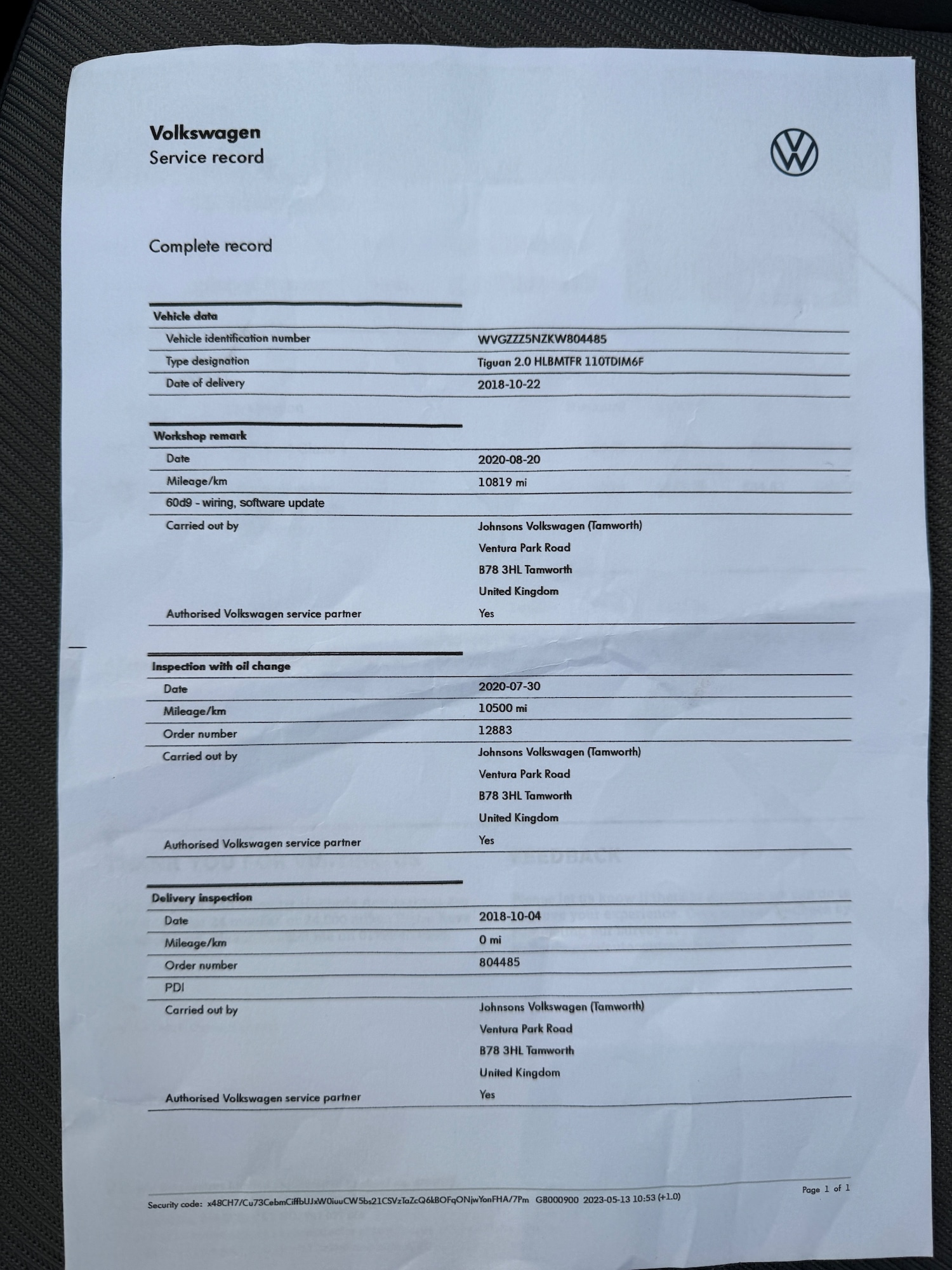 Used Volkswagen Tiguan 2018 for sale - 76798673: Photo 43