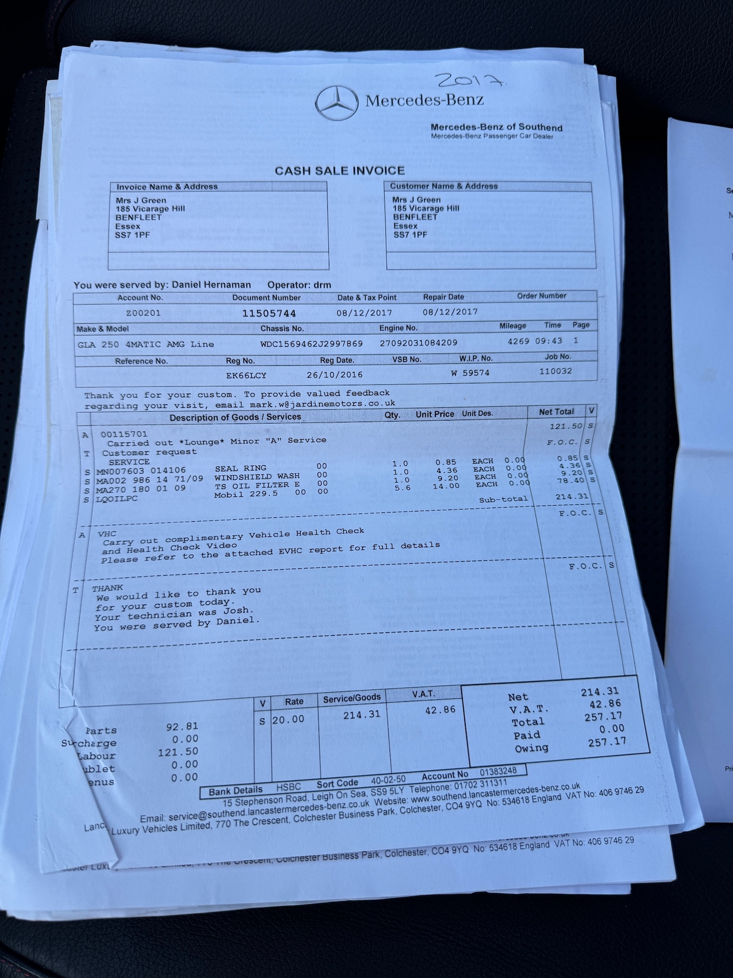 Used Mercedes-Benz GLA 2016 for sale - 76545986: Photo 38