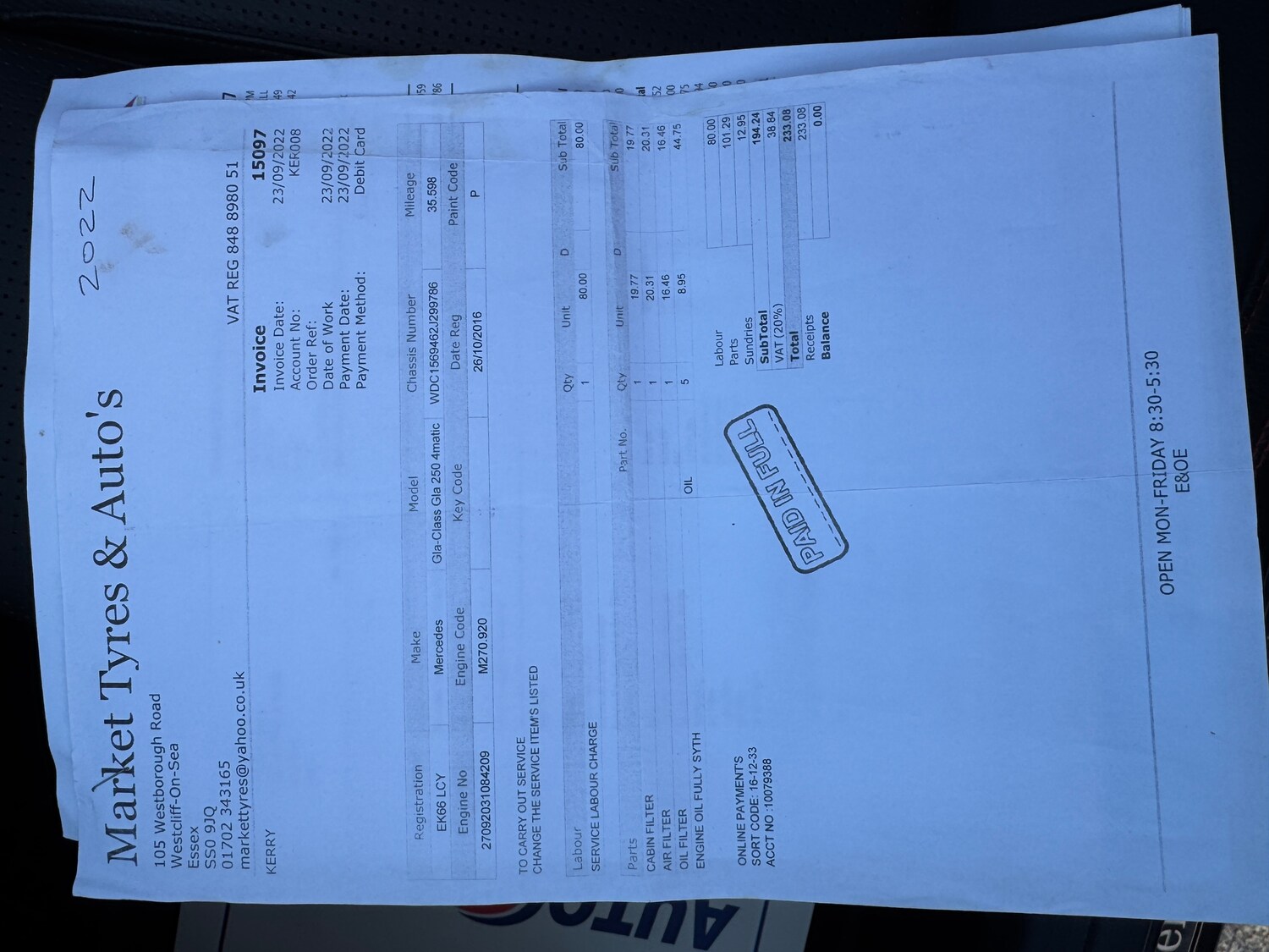 Used Mercedes-Benz GLA 2016 for sale - 76545986: Photo 49