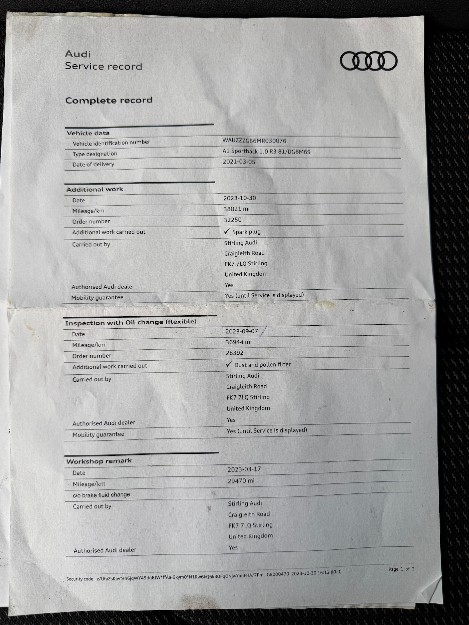 Used Audi A1 2021 for sale - 76845394: Photo 30