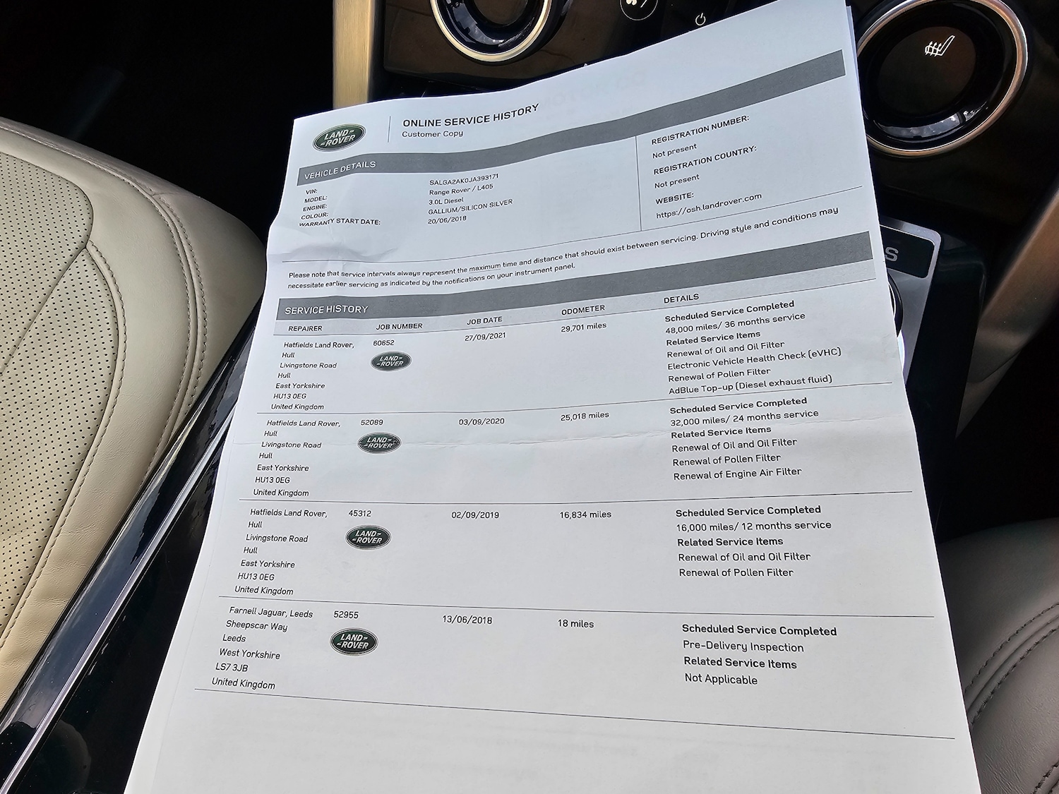 Used Land Rover Range Rover 2018 for sale - 76915182: Photo 28