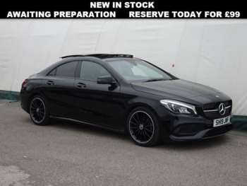 Mercedes-Benz, CLA-Class 2019 (19) 1.6 CLA200 AMG Line Night Edition (Plus) Coupe Euro 6 (s/s) 4dr