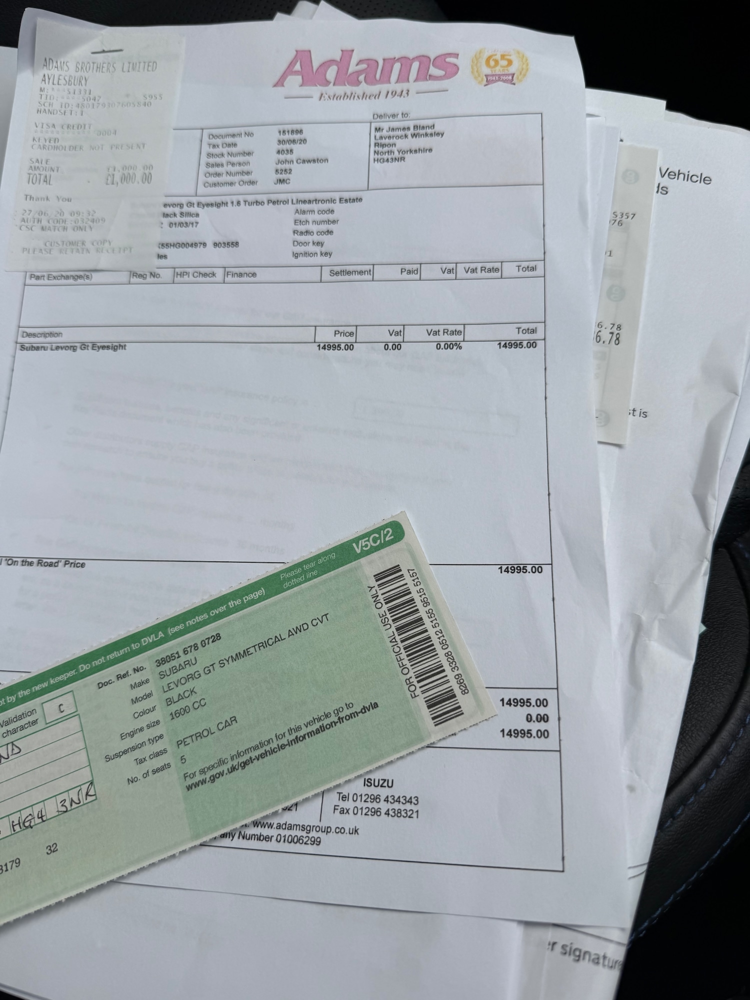 Used Subaru Levorg 2017 for sale - 78000616: Photo 24