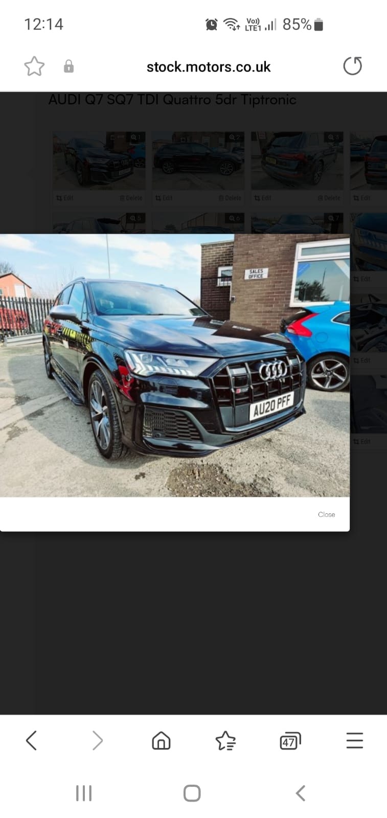 Used Audi Q7 2020 for sale - 76525805: Photo 1