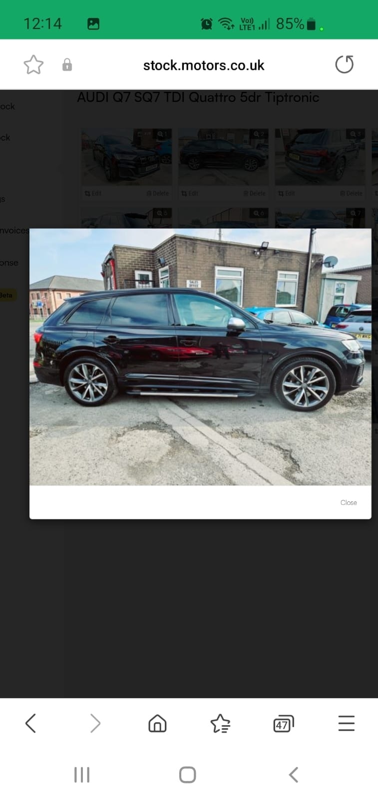 Used Audi Q7 2020 for sale - 76525805: Photo 2