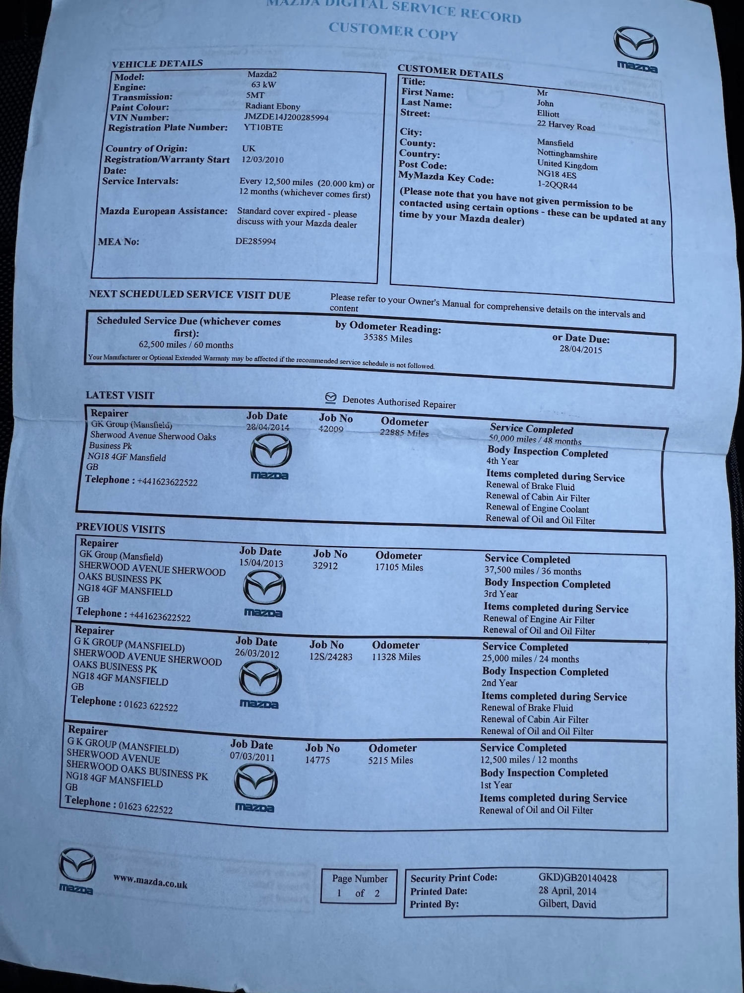 Used Mazda Mazda2 2010 for sale - 77329590: Photo 27