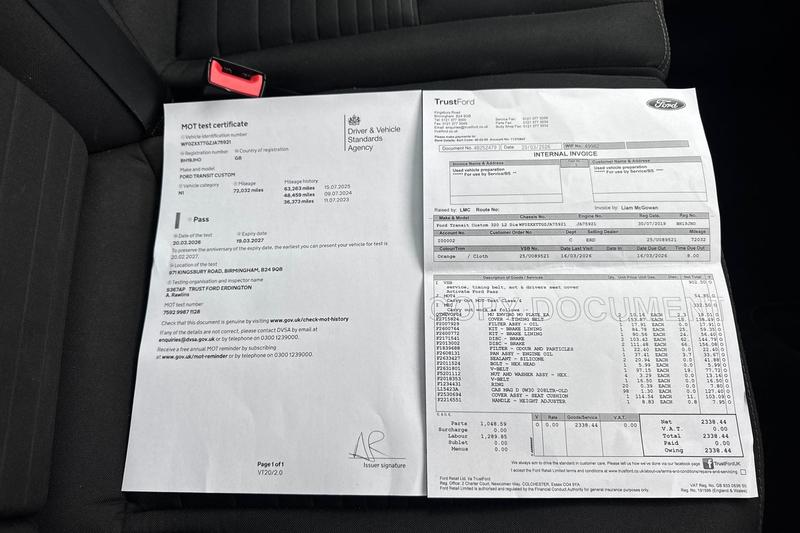 Used Ford Transit Custom 2019 for sale - 77989121: Photo 8