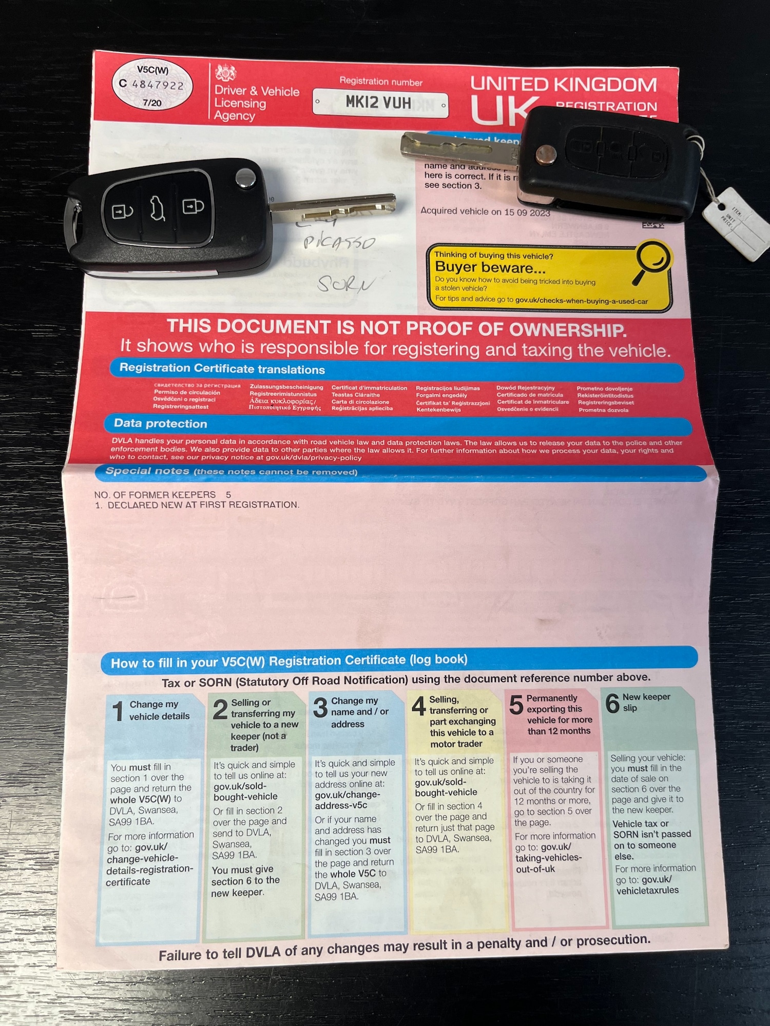 Used Citroen C4 Picasso 2012 for sale - 76383293: Photo 15