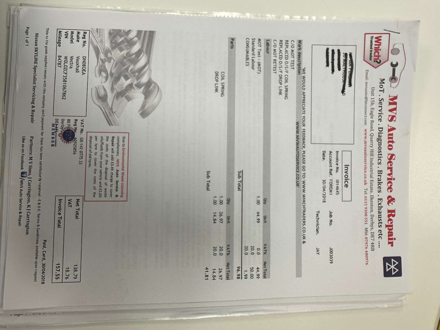 Used Vauxhall Vectra 2008 for sale - 76533564: Photo 46