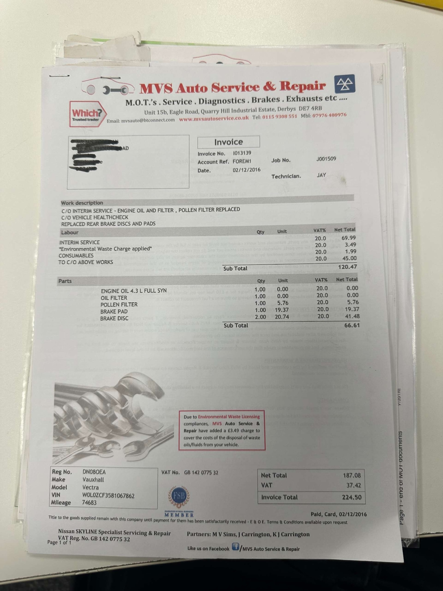 Used Vauxhall Vectra 2008 for sale - 76533564: Photo 48