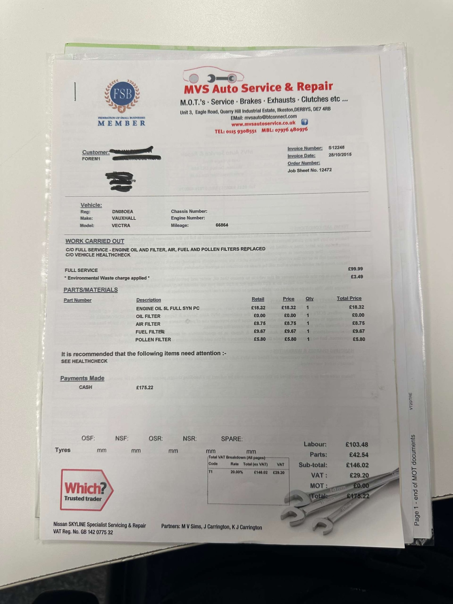 Used Vauxhall Vectra 2008 for sale - 76533564: Photo 51