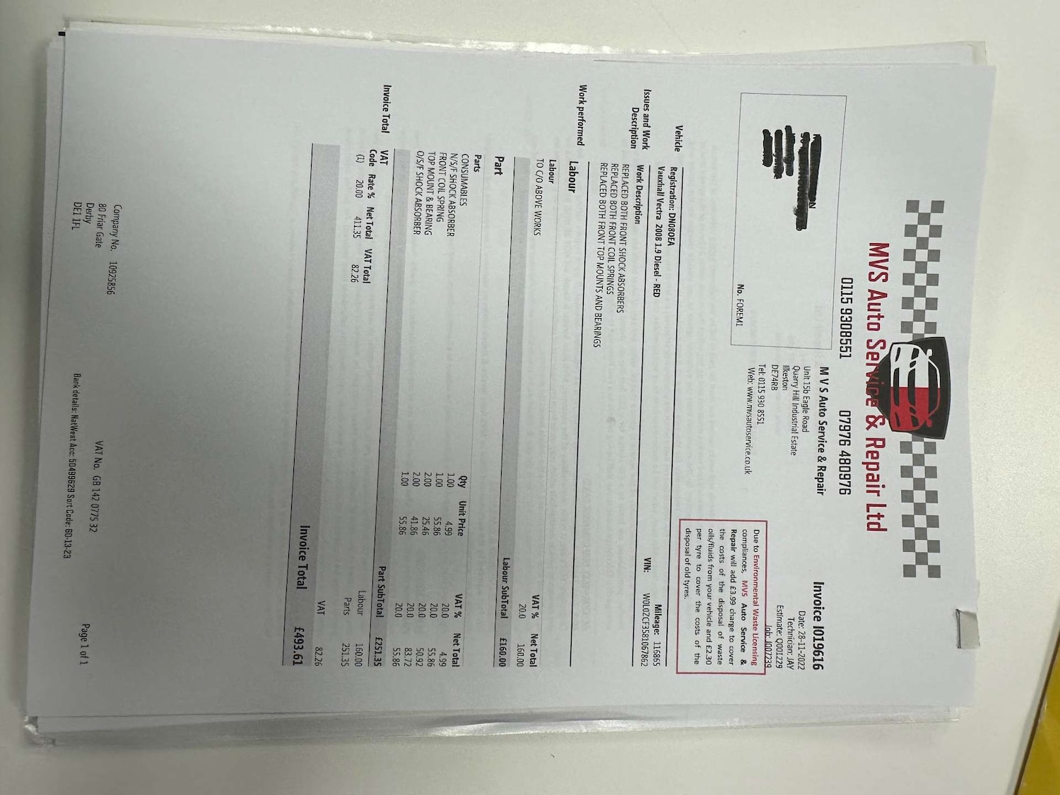 Used Vauxhall Vectra 2008 for sale - 76533564: Photo 53