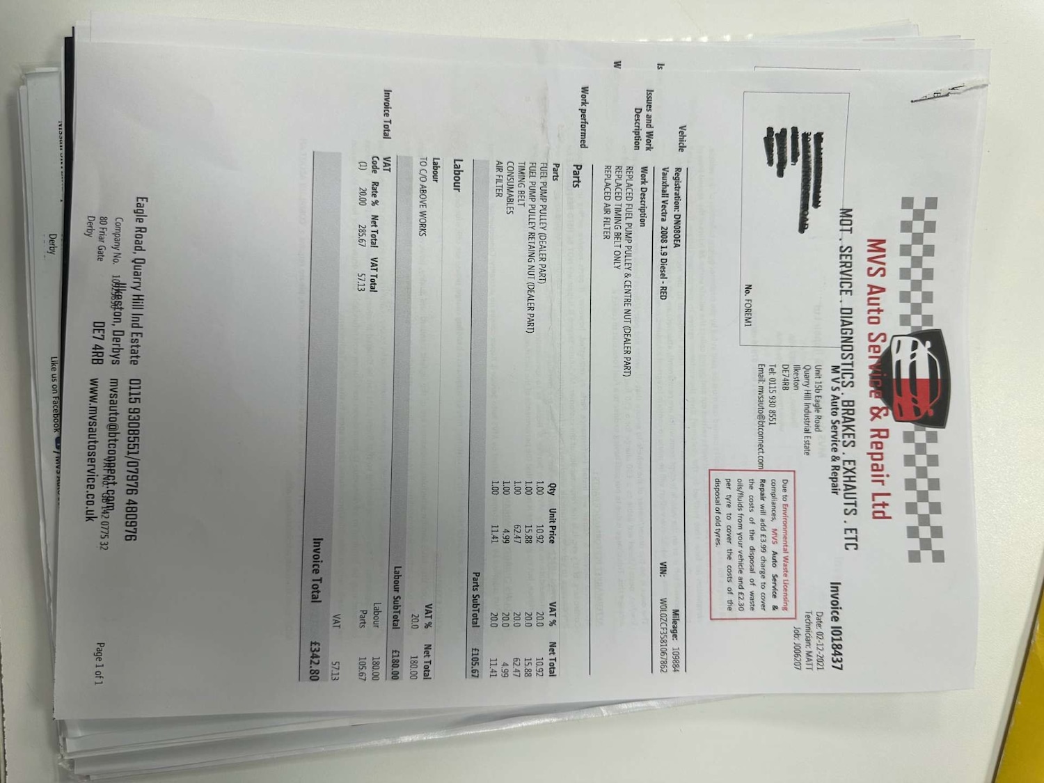 Used Vauxhall Vectra 2008 for sale - 76533564: Photo 54