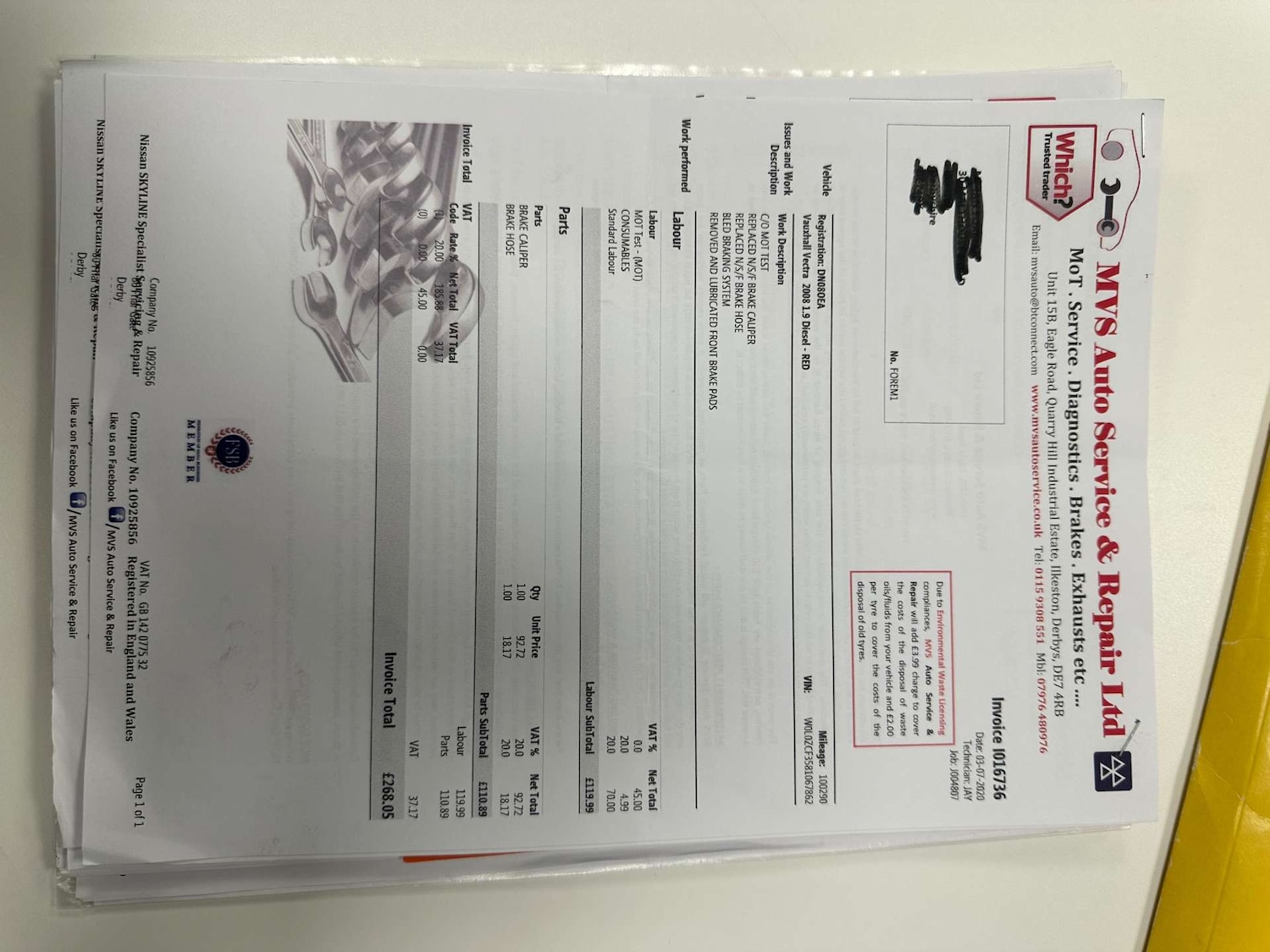 Used Vauxhall Vectra 2008 for sale - 76533564: Photo 56