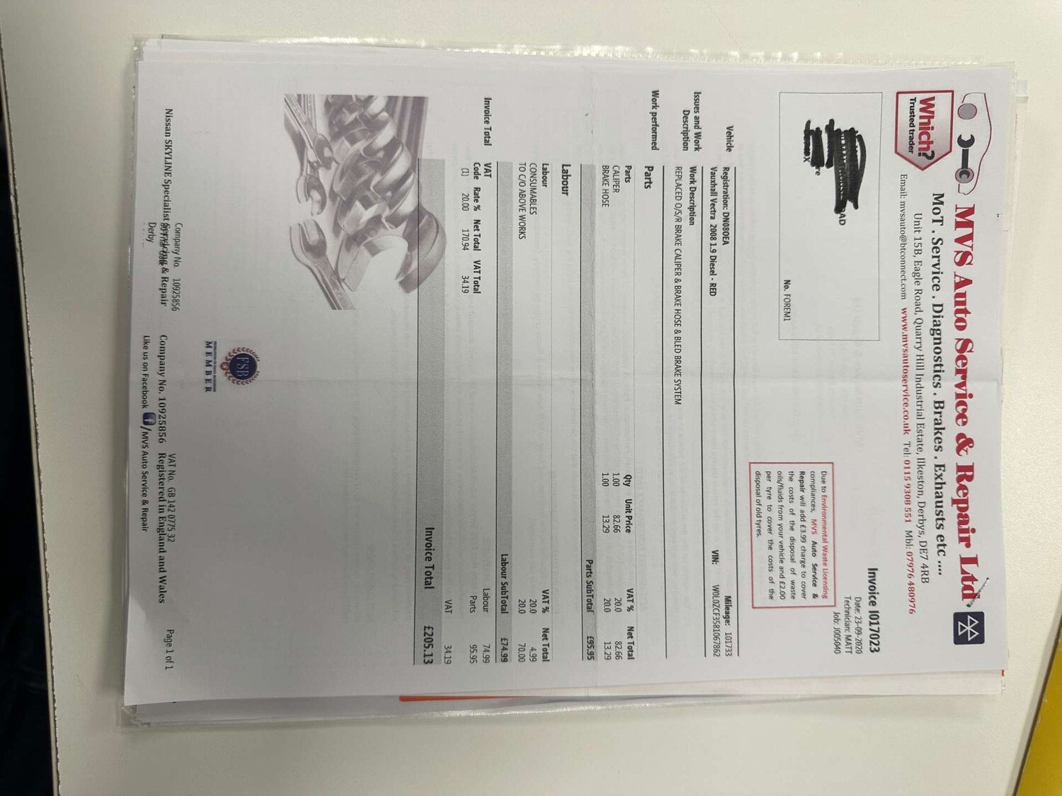 Used Vauxhall Vectra 2008 for sale - 76533564: Photo 58