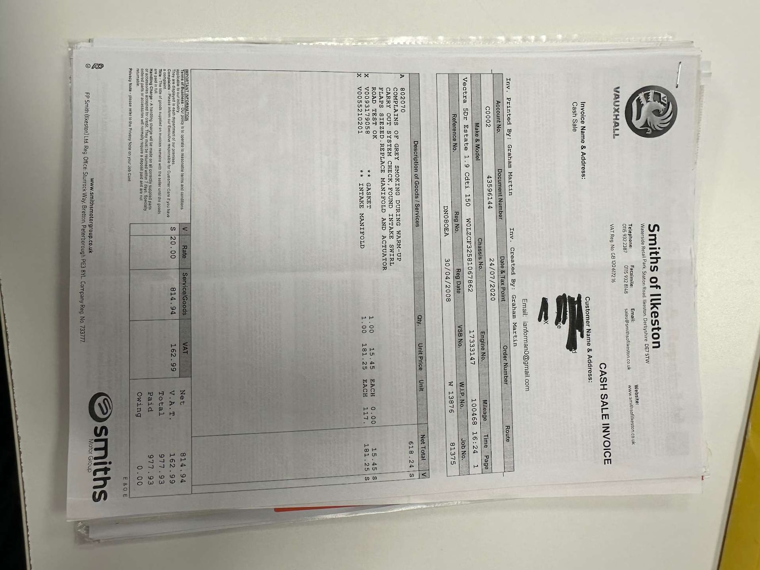 Used Vauxhall Vectra 2008 for sale - 76533564: Photo 59